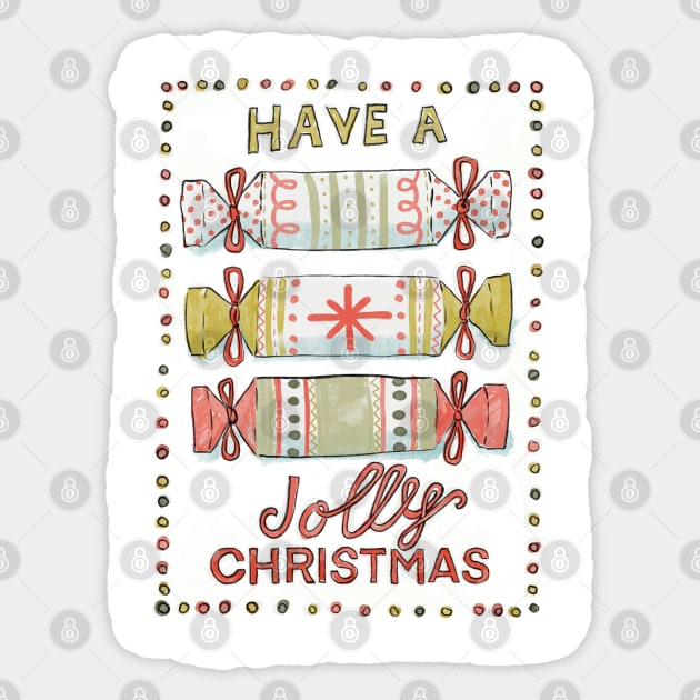 Jolly Christmas, Christmas Collection Sticker by Lillieo and co design